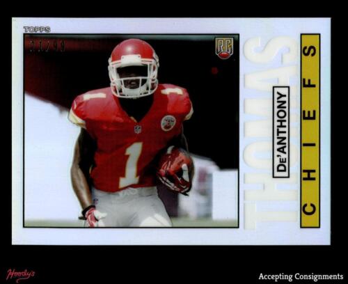 2014 Topps Chrome 1985 Refractors #39 De'Anthony Thomas RC ROOKIE 21/99 Chiefs - Picture 1 of 2