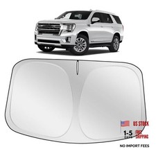 XHRING Windshield Sun Shade Sunshade Compatible with GMC Yukon/Yukon XL/Yukon