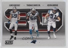 2021 Score 3D Luke Kuechly Thomas Davis Sr Kevin Greene #3D15 HOF 0z8r