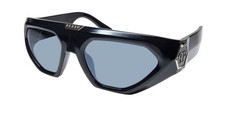 NEW PHILIPP PLEIN SPP153 PLEIN REFLECT SUNGLASSES WRAP PLASTIC Z42X ITALY UNISEX