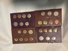 Lot of 4 KATHMANDU, NEPAL - HIS MAJESTY'S MINT - 6 COIN SOUVENIR COLLECITON