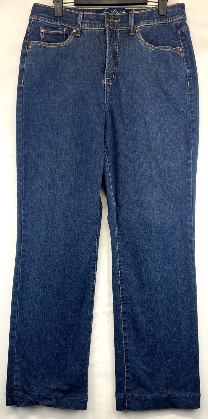 Gloria Vanderbilt Jeans - Womens Size 12 - Blue - Regular Fit - Straight (5348)