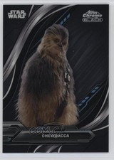 2024 Topps Chrome Black Star Wars Chewbacca 13 4et