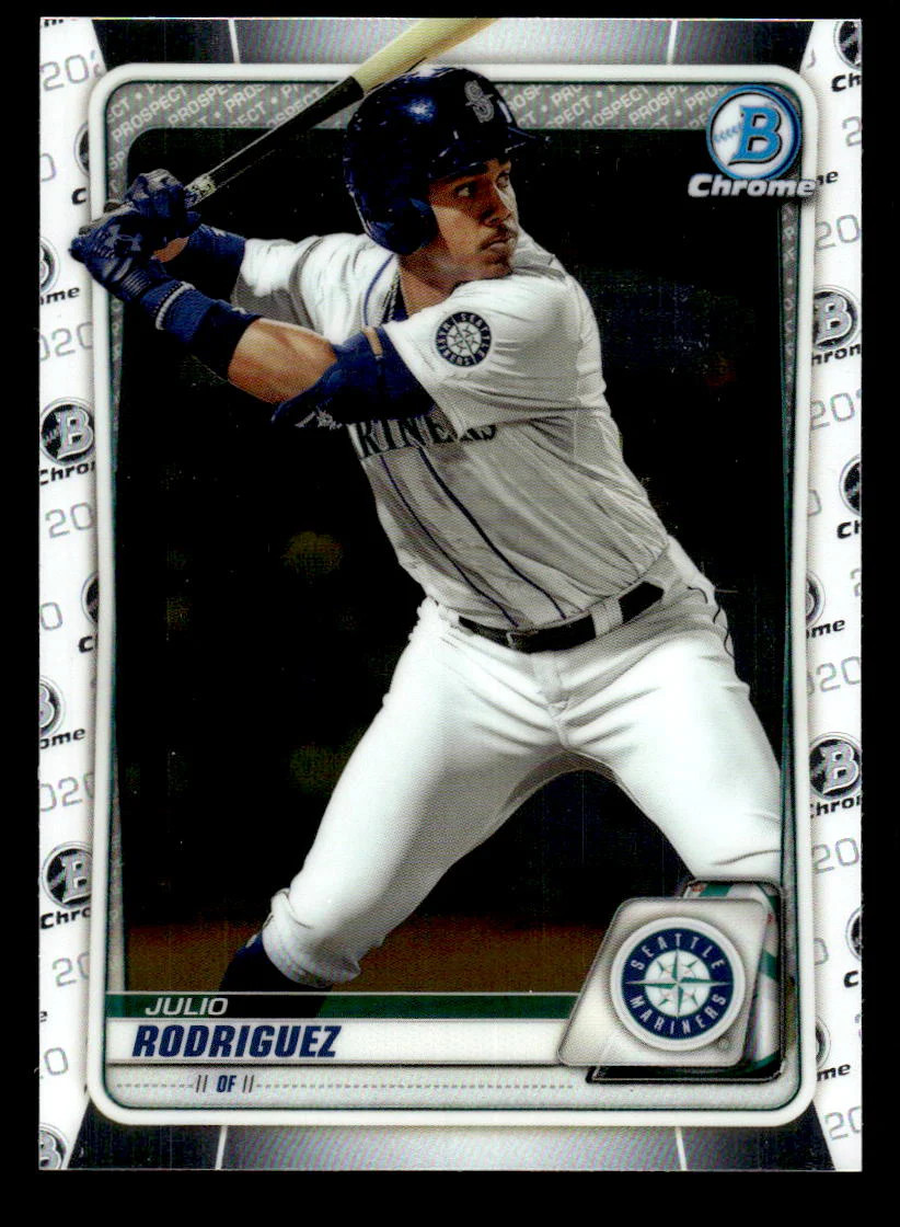2020 BOWMAN JULIO RODRIGUEZ BCP-19 MINT CHROME PROSPECTS SEATTLE MARINERS
