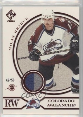2003-04 Pacific Private Stock Reserve Red 47/50 Milan Hejduk #155 g0y