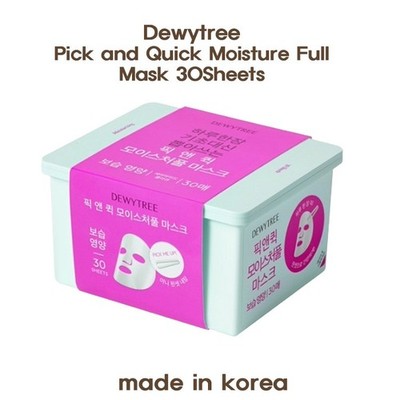 Dewytree Pick and Quick Moisture Full Mask Sheet 30 Sheets
