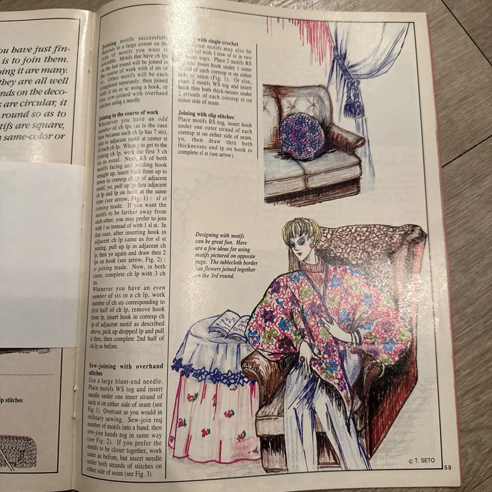 ЛОТ ИЗ 13 ВИНТАЖНЫХ МОДЕЛЕЙ ЖУРНАЛА MAGIC CROCHET 1990-х годов - Изображение 3 из 4