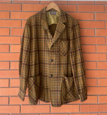 VTG Pendleton Women's Plaid Button Front Wool 49'er Coat Size Large