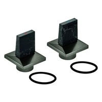 Grohe Griffpaar 101335 Allure Brilliant, Hard Graphite GebüRstet 101335AL00