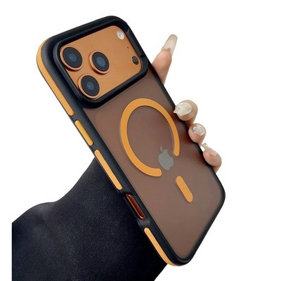For iPhone 17 Pro Max 16e 16 15 14 13 12 11 Shockproof Matte Case Mag Safe Cover