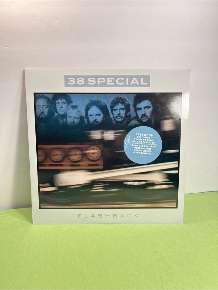 38 SPECIAL “Flashback” promo Lp & 7” EP (4 live songs), 1987 A&M Records, NM ! - Image 2 of 4