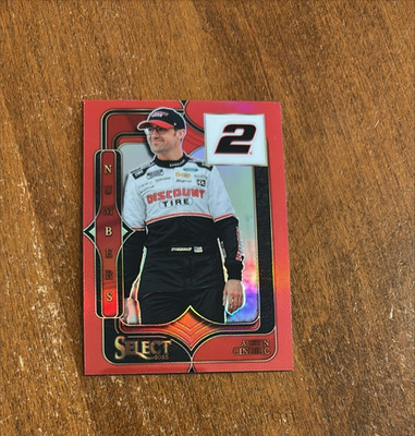 Austin Cindric 2025 Panini Select Numbers Red Prizm #11 Team Penske /99
