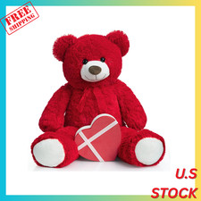 Big Teddy Bear Large Teddy Bear Stuffed Animal Birthday Valentines Day Plush for