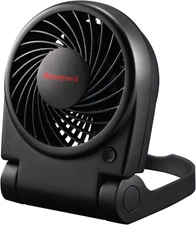 HTF090B Turbo on the Go Personal Fan, Black – Small, Portable Fan