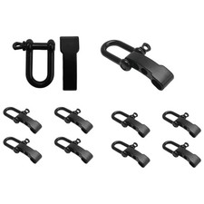 10Pcs Paracord Bracelet Shackle Buckle, Bow Anchor Shackle Clasp D Shackle9981