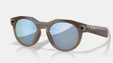 Oakley HSTN Meta  Sunglasses-Brown Smoke Prizm Deep Water Polarized