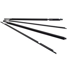 4pcs Door Belt Molding Kit For Toyota Land Cruiser Prado 120 Series 2003-2009