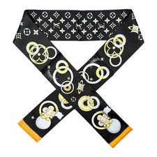 Authentischer Louis Vuitton Bandeau Seidentuch Monogramm M71991 Seidentuch BA090020