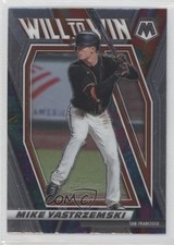 2021 Panini Mosaic Will to Win Mike Yastrzemski #WTW12 fm0