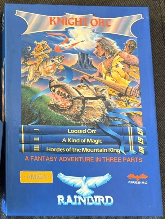 Knight Orc - Commodore Amiga - Rainbird - Boxed, Tested, & Working