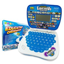 Zeenkind Spanish English Toy Laptop, Learning Toys Kids 3 Years Old Spanish