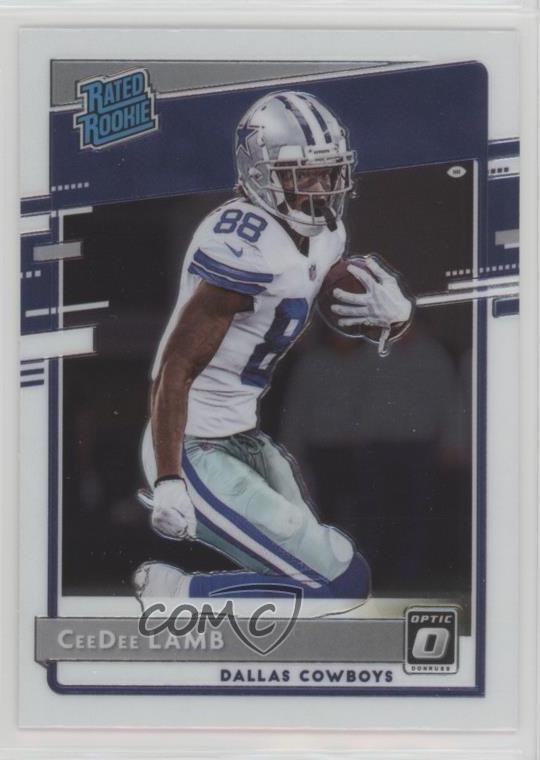 2020 Panini Donruss Optic Rated Rookies CeeDee Lamb #156 12g7