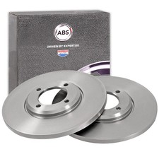 2x A.B.S. BREMSSCHEIBEN 247mm VORNE passend für FORD ESCORT TAUNUS