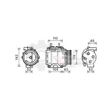 Kompressor Klimaanlage für Honda Accord VII 2.0 2.4