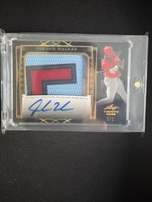 Jordan Walker 2022 lead trinity series Patch Mem Auto 1/1 Three Color Patch 