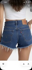 levis 501 women 25 Daisy Dukes Button Distressed Shorts