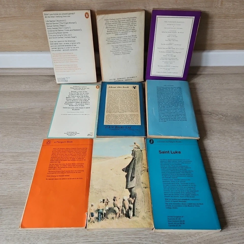 Vintage Penguine Pelican Pan Paperback Mixed Bundle Books Lot x 9 - Image 2 of 4