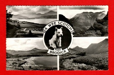 154.06.01 Postkarte Brodick Isle of Arran North Ayrshire Schottland Mehrfachansicht