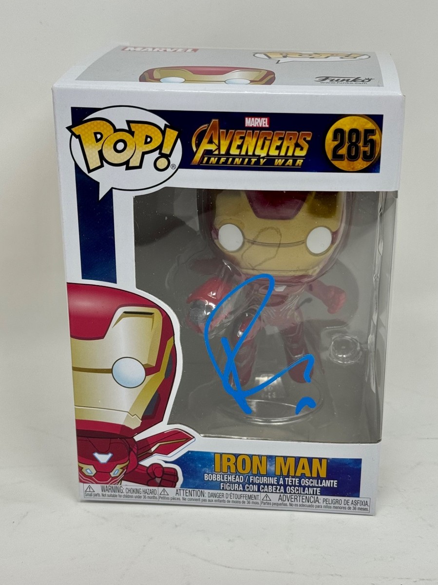 Robert Downey Jr. Signed Iron Man Funko Pop Autograph Marvel