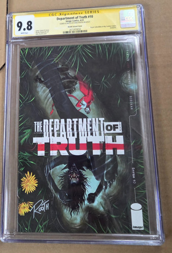 Department Truth #10 Mike Rooth Royal Collectibles Exclusive SS CGC 9.8