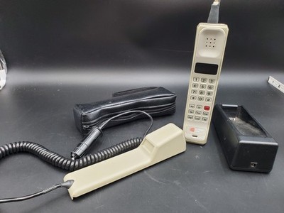 Vintage 1980's Cellular One Gray Brick Phone Ultra Classic by  Motorola