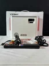Vizony DP04 White 4 Inch LCD TFT Display Mini Video Projector