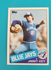 1985 Topps RC #193 Jimmy Key Toronto Blue Jays BASEBALL Card J9