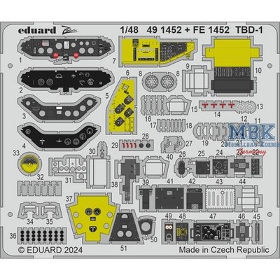 EDUARD EDFE1452 Douglas TBD-1 ''Devastator'' 1/48