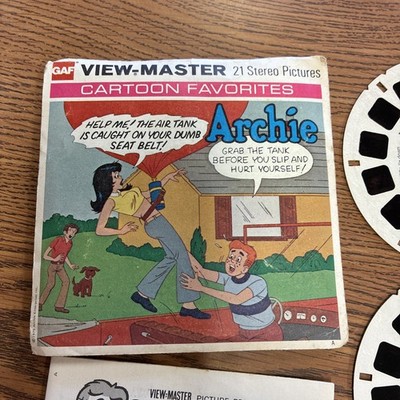 1975 Archie View Master Packet B574 3 Reel Set & Book Betty Veronica Riverdale