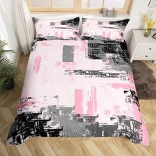 Abstract Bedding Duvet Cover Set Kids Modern Abstract Art Full Multi 23