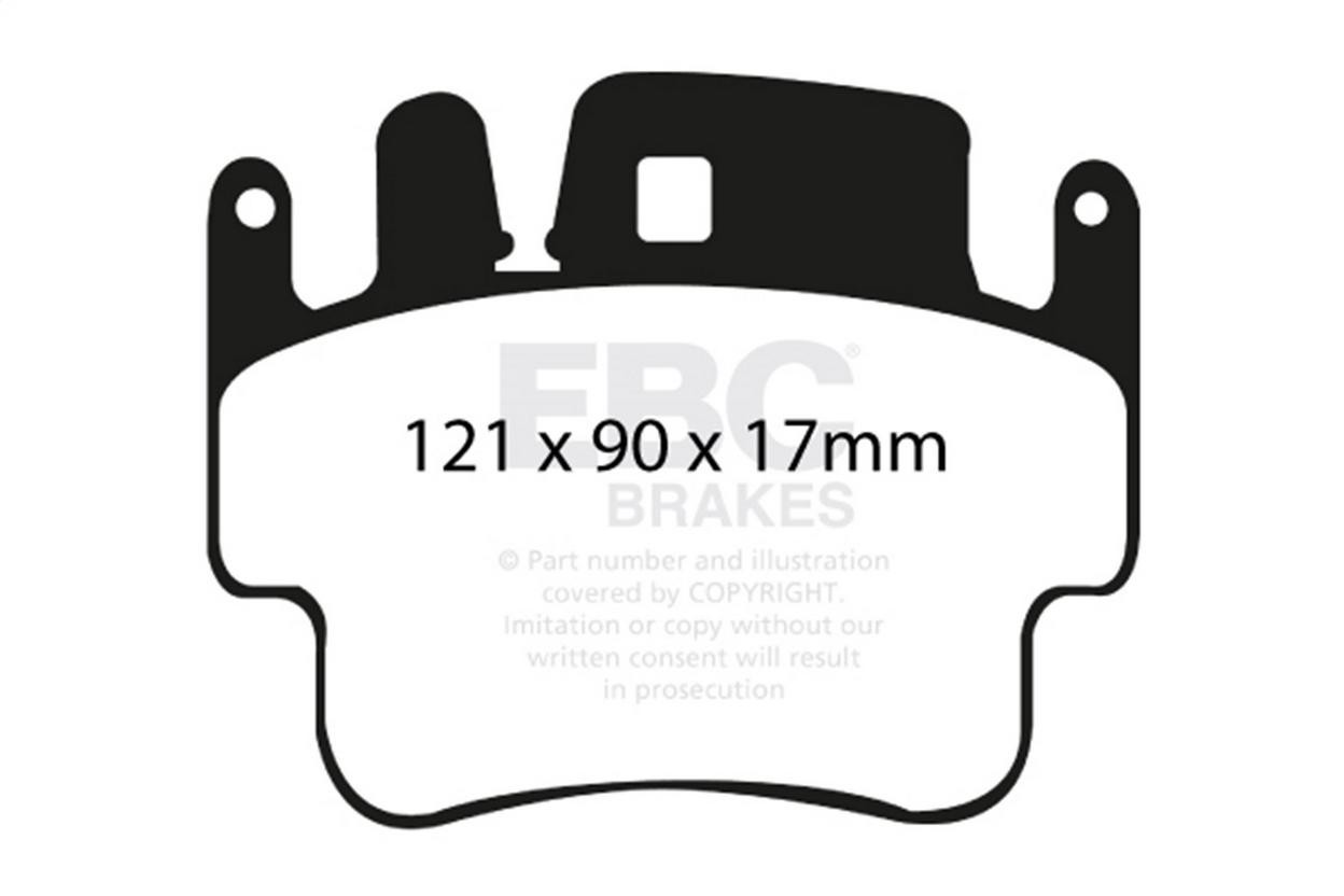 Porsche 911 GT3 2004 Rear Brake pad sets Set