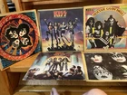 Vintage KISS Vinyl Lot 5 Love Gun Destroyer Hotter Than Hell Dynasty rock And Do