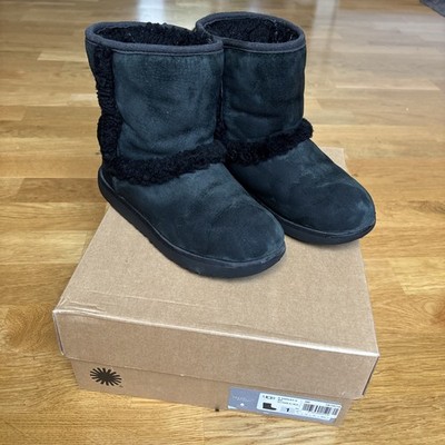 UGG Boots Lammfell Gr.31 Winterstiefel Original Australia Schwarz