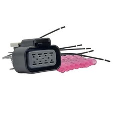 Headlight Halogen 8-Pin Connector Pigtail, Compatible with Chevy Silverado