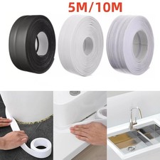 5-10M Self Adhesive Flexible Skirting Board PVC Strip Floor Wall Joint Tape Roll