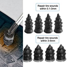 Gomma Chiodi Pneumatici Riparazione Tubeless 8Pieces Accessori Nero Ricambi Auto