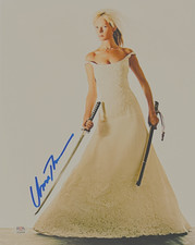 Uma Thurman Signed 11x14 Kill Bill Photo Auto Beckett BAS BLUE