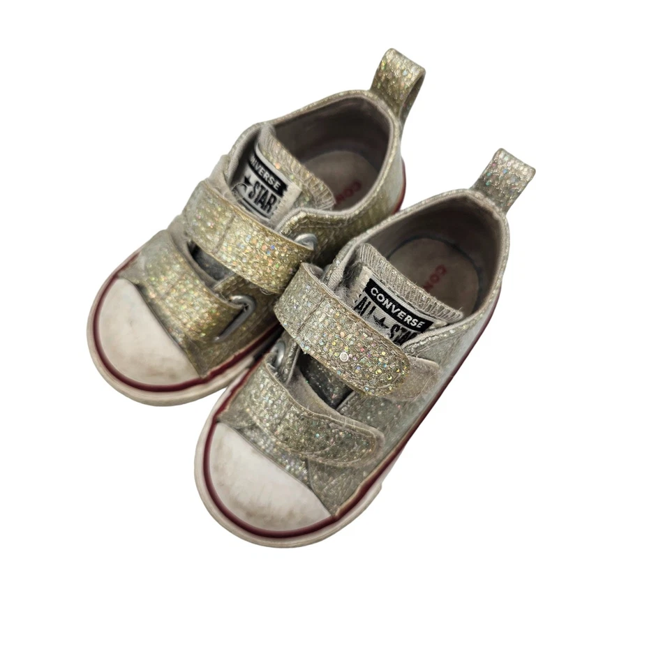 Zapatos Converse Chuck Taylor All Star 2V Ox para niños pequeños esmalte de ratón rojo talla 5 Foto 3 de 4