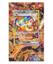 POKEMON TCG EXTENDED ART ACRYLIC CASE CARD FLAREON 146 PRISMATIC EVOLUTIONS L28