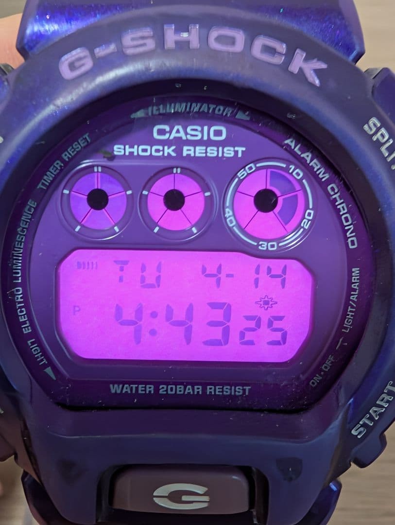 CASIO G-SHOCK DW-6900CC Purple Crazy Colors Watch Used | eBay